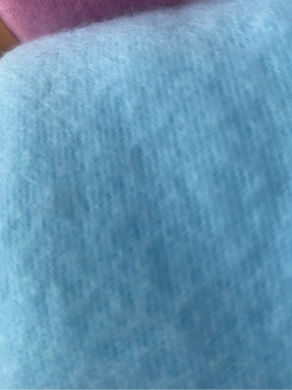 Lot of 3 Deluxe Fleece Throw Blanket Pastel Tones Lavender Pink Light Blue 50x60